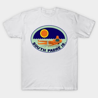 South Padre Island Texas Vintage Style Beach Travel T-Shirt